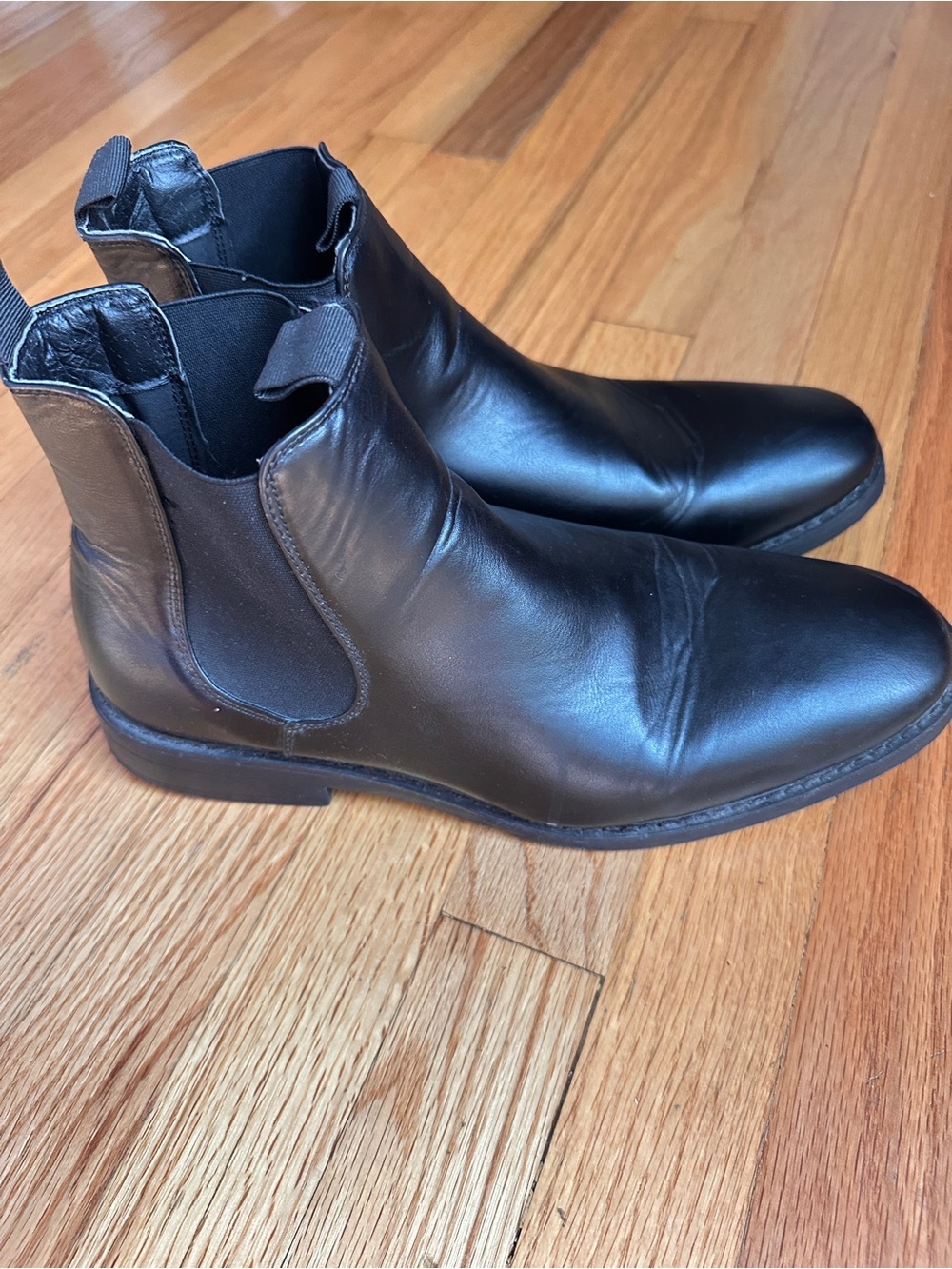 Anko Black  Ankle Boots Women’s Size 11 Classic Pull-On Booties